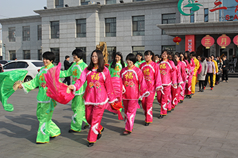 恒運能源集團舉行正月秧歌鬧新春活動——正月十五喜鬧元宵 二零一六幸福恒運